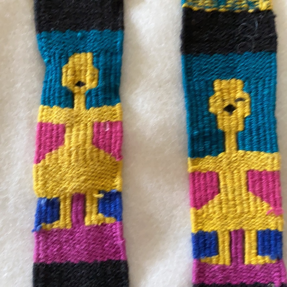 Multi Colored Woven Belts. 2 belts for price of one- NWOT. Very bright colors - Picture 4 of 4